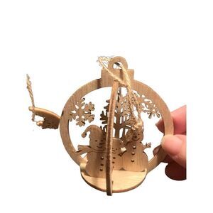 Laser Cut Wooden German Ornaments